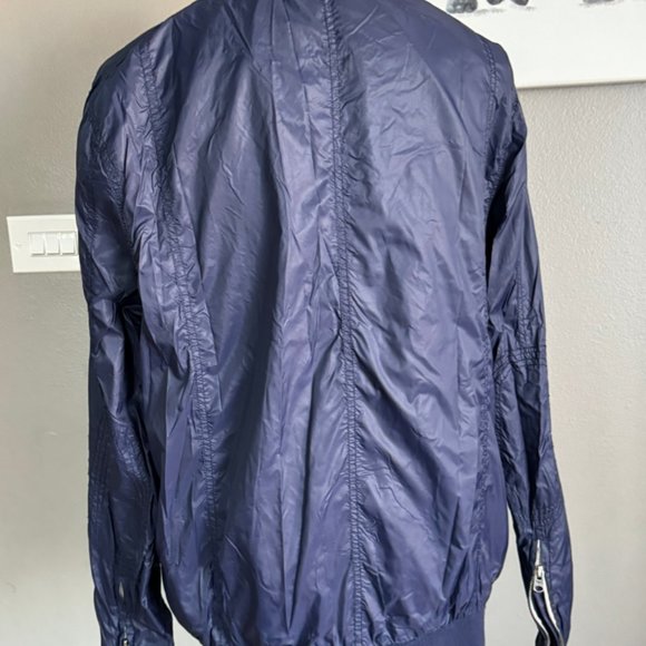 Buffalo David Bitton Light Weight Bomber Full Zip Navy Jacket Size L - Picture 4 of 7